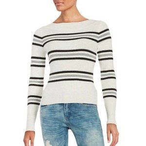 Free People Ivory Cropped Sweater (Medium) (NWT)